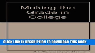 New Book Making the Grade in College