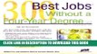 Collection Book 300 Best Jobs Without a Four-Year Degree (Best Jobs)