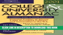Collection Book Peterson s College   University Almanac 2001: A Compact Guide to Higher Education