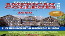 New Book Profiles of American Colleges 2015 (Barron s Profiles of American Colleges)