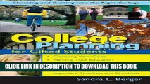 Collection Book College Planning for Gifted Students: Choosing And Getting into the Right College