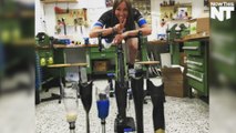 Cyclist Competes At Paralympics With 3D Printed Prosthetic Leg