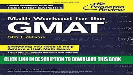 Collection Book Math Workout for the GMAT, 5th Edition (Graduate School Test Preparation)