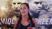 Jessica Eye media scrum at UFC 203 open workouts