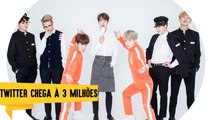 Speed News #1 - BTS atinge 3 milhões de seguidores/BTS reaches 3 million followers.
