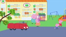 George Pig Cycling and fall Story Peppa Pig Nursery Rhymes Lyrics Kids TV Show