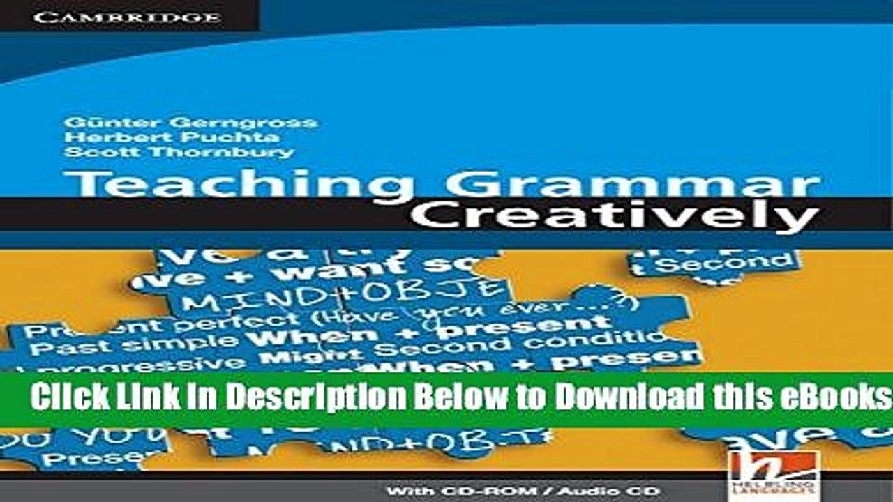 [Download] Teaching Grammar Creatively with CD-ROM/Audio CD (Helbling Languages) Free Ebook
