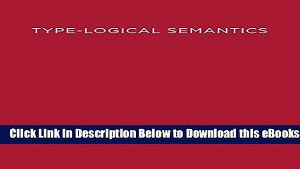[Reads] Type-Logical Semantics (Language, Speech, and Communication) Online Ebook