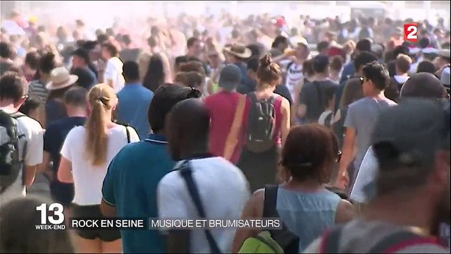 À Rock en Seine, musique et brumisateurs du 27-08-2016