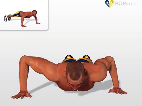 300 Spartan Workout Exercises - Spartans Push Up Exercise