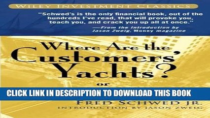 [PDF] Where Are the Customers  Yachts?: or A Good Hard Look at Wall Street Full Colection