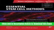 [Best] Essential Stem Cell Methods (Reliable Lab Solutions) Online Ebook