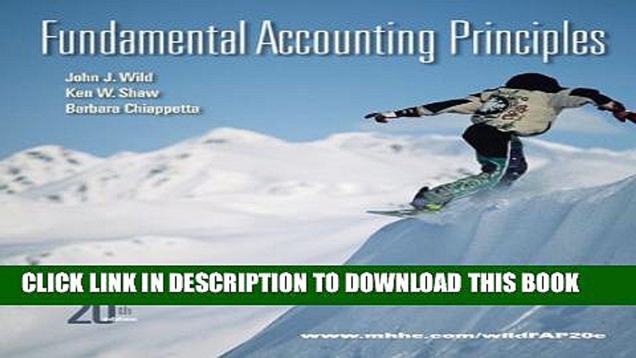 [PDF] Fundamental Accounting Principles, 20th Edition Popular Online