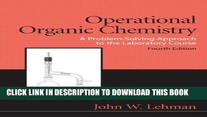 [PDF] Operational Organic Chemistry (4th Edition) Popular Online
