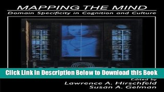 [Best] Mapping the Mind: Domain Specificity in Cognition and Culture Free Books