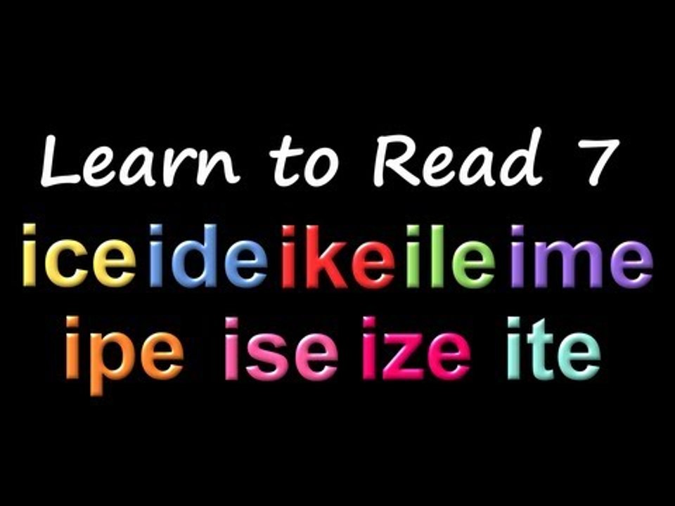 Learn to Read 7: Phonics & Rhyming - The Kids' Picture Show (Fun & Educational Learning Video)