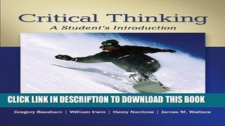 [PDF] Critical Thinking: A Student s Introduction Full Online