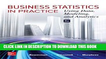 [PDF] Business Statistics in Practice: Using Data, Modeling, and Analytics Full Colection