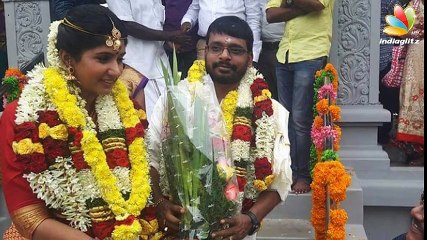 Joker Director Director Raju Murugan tied the knot with VJ Hema Sinha __ Private Wedding, Marriage
