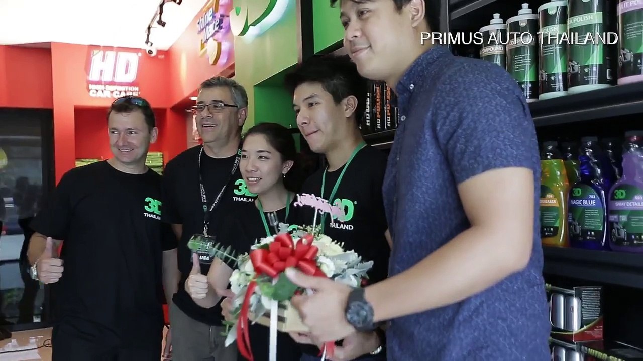 Primus Auto Thailand - Seminar and new store opening automotive paint repair buffer ไทย