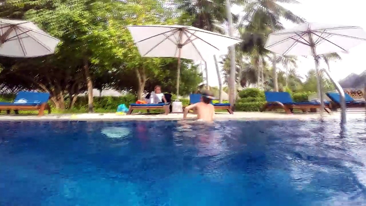 Hotel Pool Jumps Fun