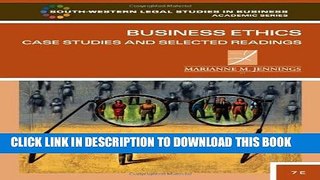 [PDF] Business Ethics: Case Studies and Selected Readings (South-Western Legal Studies in Business
