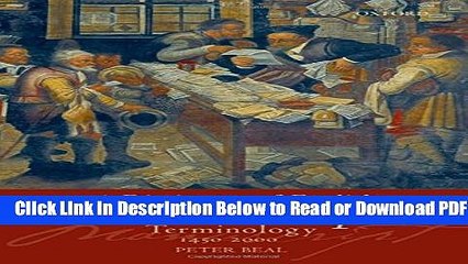 [Get] A Dictionary of English Manuscript Terminology: 1450 to 2000 Popular New