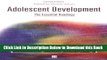[Best] Adolescent Development: The Essential Readings Online Ebook