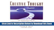 [Best] Creative Thought: An Investigation of Conceptual Structures and Processes Online Ebook