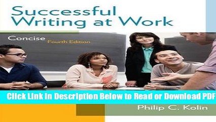 [Get] Successful Writing at Work: Concise Edition Popular New