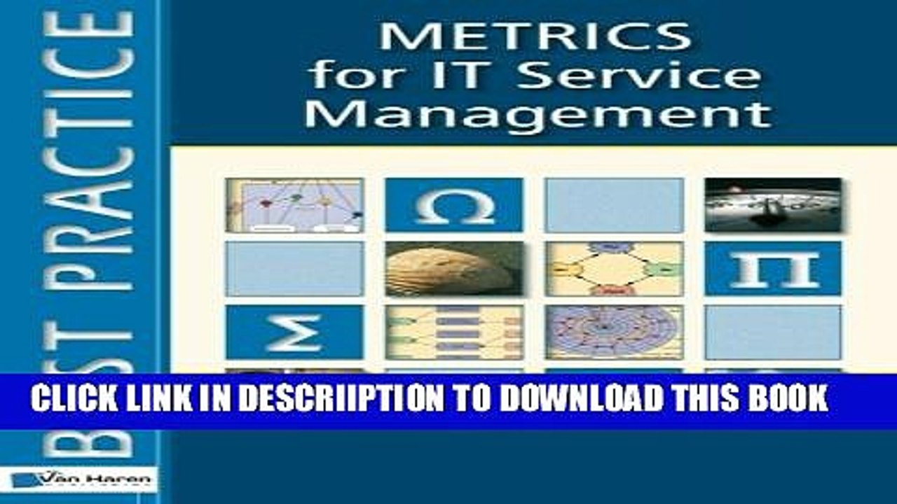 [New] Metrics for IT Service Management Exclusive Online