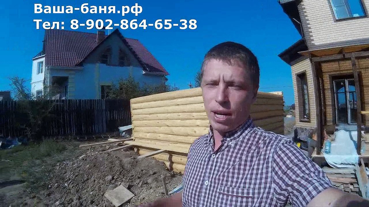 Подняли стены сруба. Пора делать террасу!