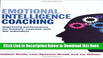 [PDF] Emotional Intelligence Coaching: Improving Performance for Leaders, Coaches and the