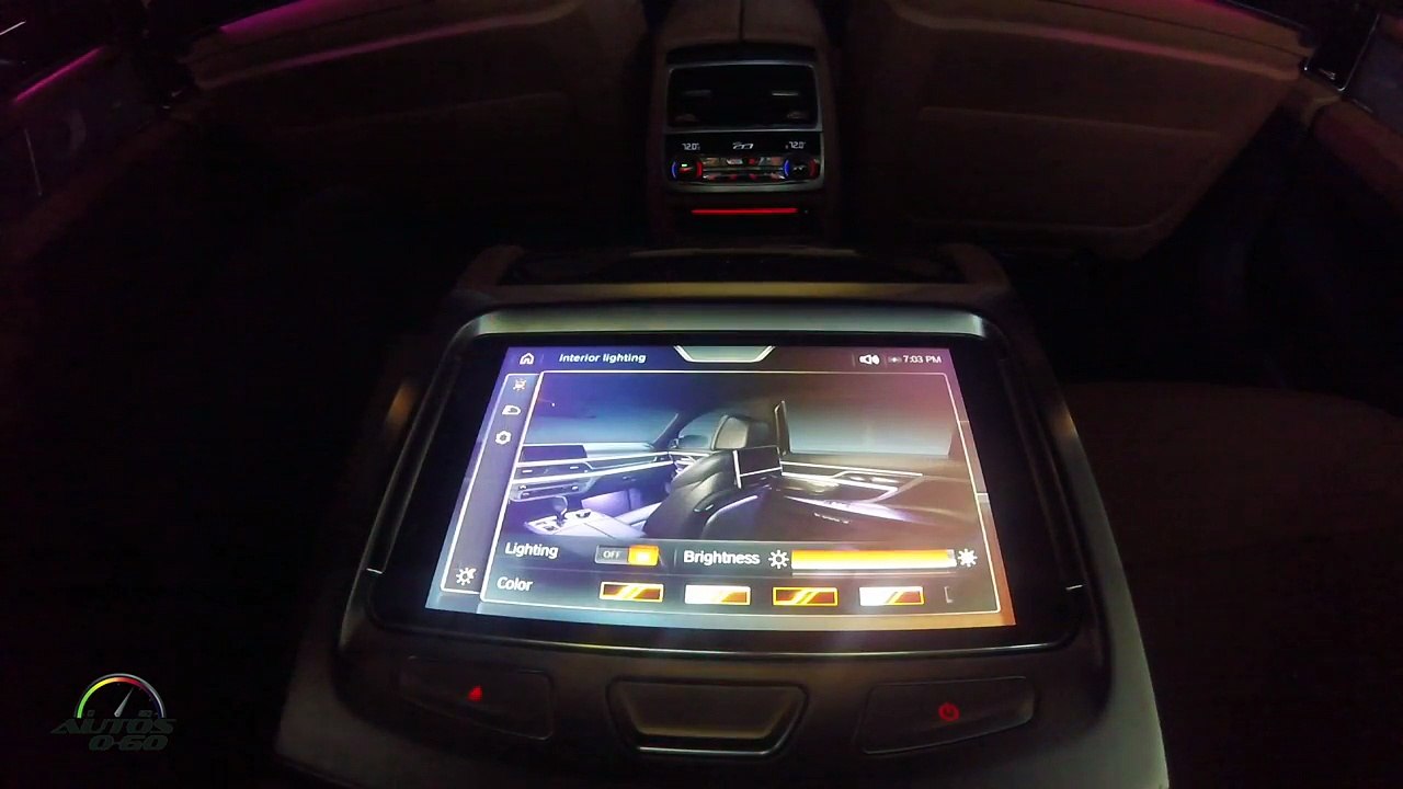 2017 BMW 7 Series Ambiance Lighting System