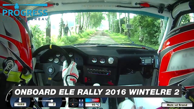 ONBOARD ELE Rally 2016 BMW M3 E30 by Mats vd Brand & Eddy Smeets