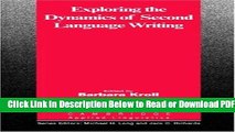 [Get] Exploring the Dynamics of Second Language Writing (Cambridge Applied Linguistics) Free New