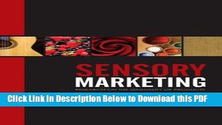 [Read] Sensory Marketing: Research on the Sensuality of Products Free Books