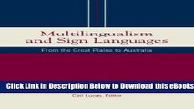 [Reads] Multilingualism and Sign Languages: From the Great Plains to Australia (Sociolinguistics