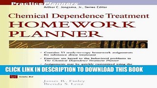New Book Chemical Dependence Treatment Homework Planner (PracticePlanners)