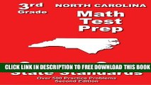 New Book North Carolina 3rd Grade Math Test Prep: Common Core State Standards