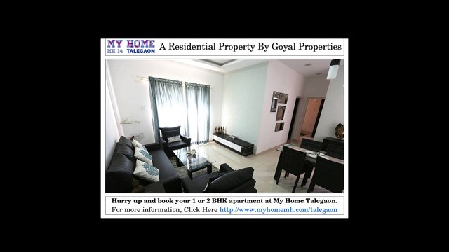 1 & 2 BHK Residential Flats in Talegaon Dabhade Pune at My Home Talegaon