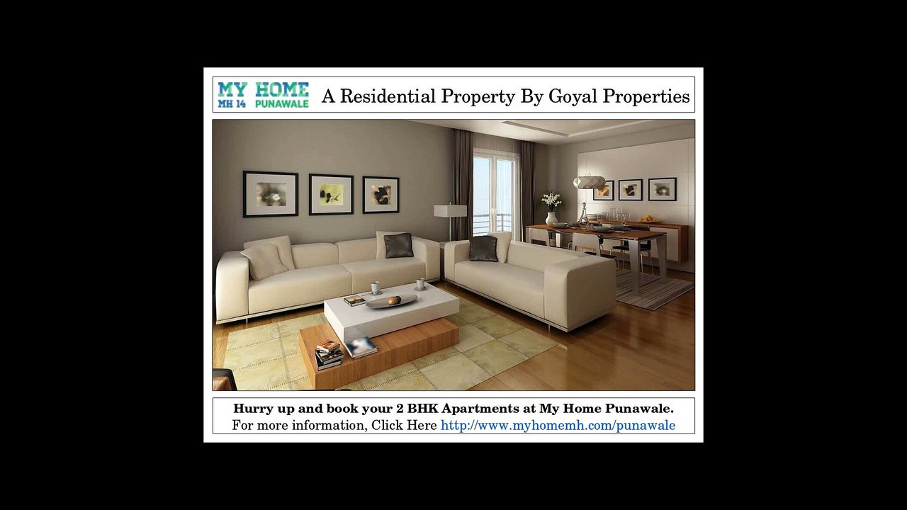 2 Bhk Residential Flats near Hinjewadi and Wakad Pune at My Home Punawale