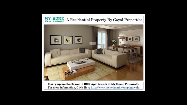 2 Bhk Residential Flats near Hinjewadi and Wakad Pune at My Home Punawale