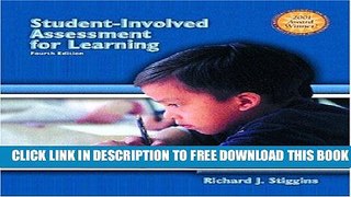 New Book Student-Involved Assessment FOR Learning (4th Edition)