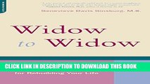 New Book Widow To Widow: Thoughtful, Practical Ideas For Rebuilding Your Life
