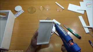 How To Make Smartphone Projector from Foam and magnifying glass_HD