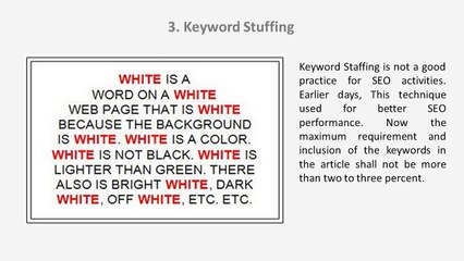 10 Old SEO Techniques Which Should be Avoided