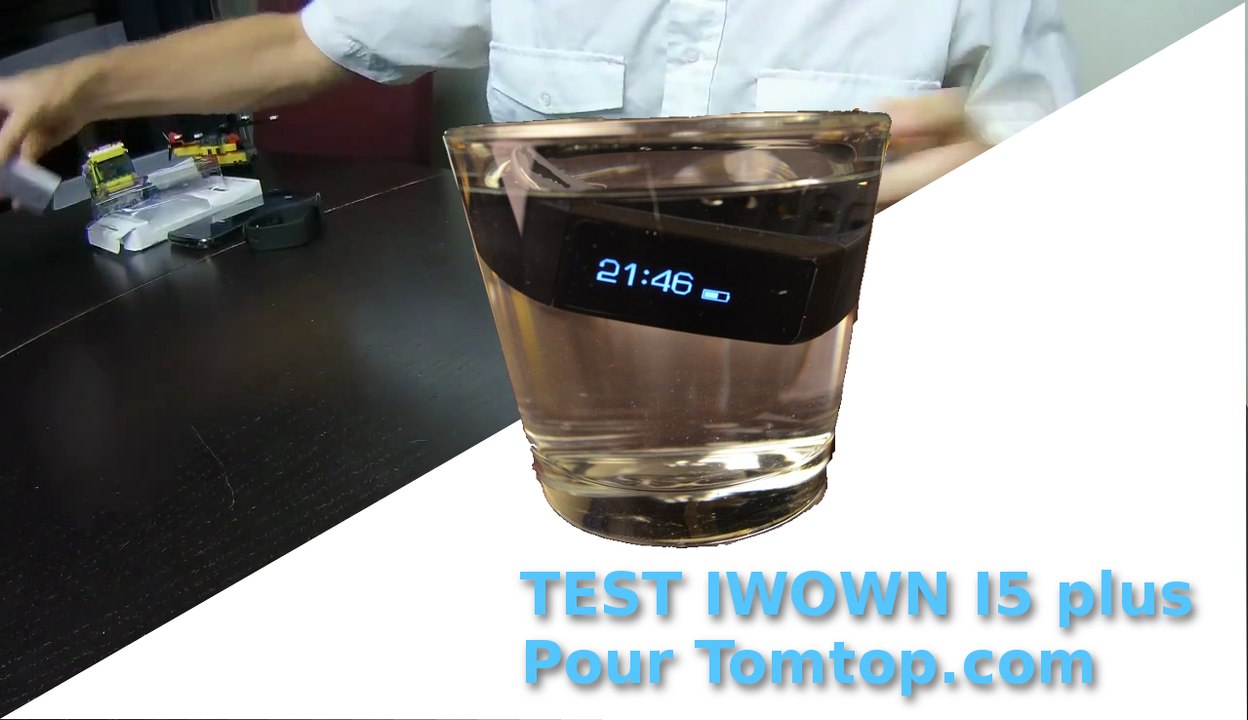 Test du bracelet connecté IWOWN i5 de la boutique tomtop.com