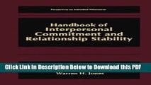 [Read] Handbook of Interpersonal Commitment and Relationship Stability (Perspectives on Individual