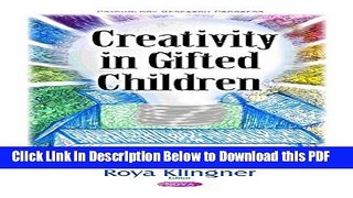[Read] Creativity in Gifted Children Popular Online
